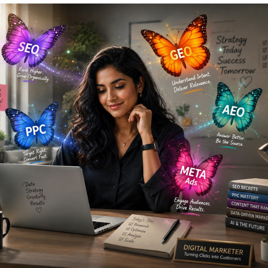 Digital Marketing Course Student